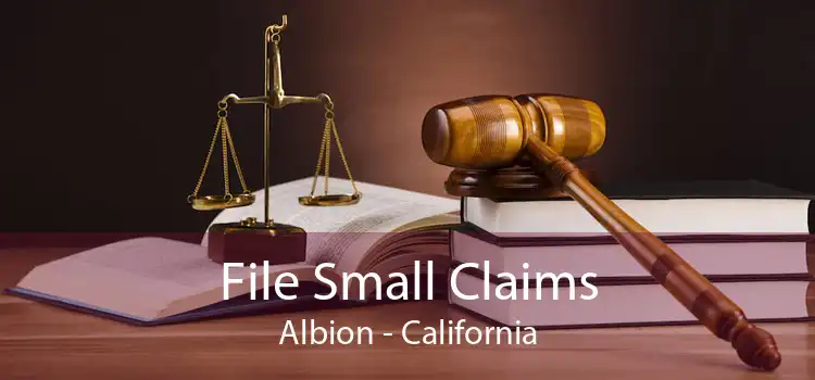 File Small Claims Albion - California