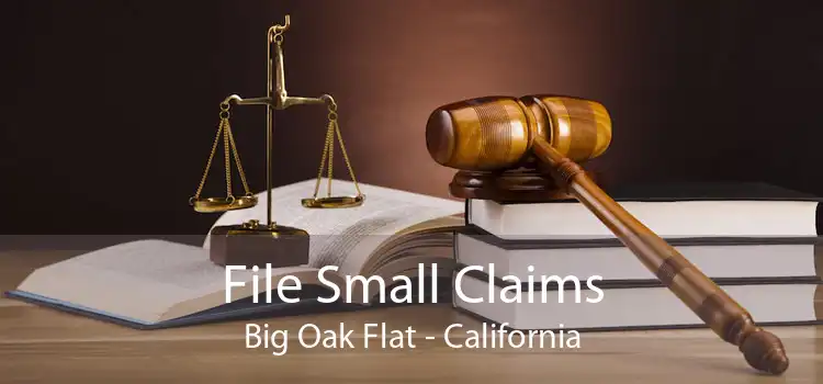 File Small Claims Big Oak Flat - California