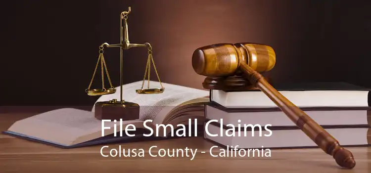 File Small Claims Colusa County - California