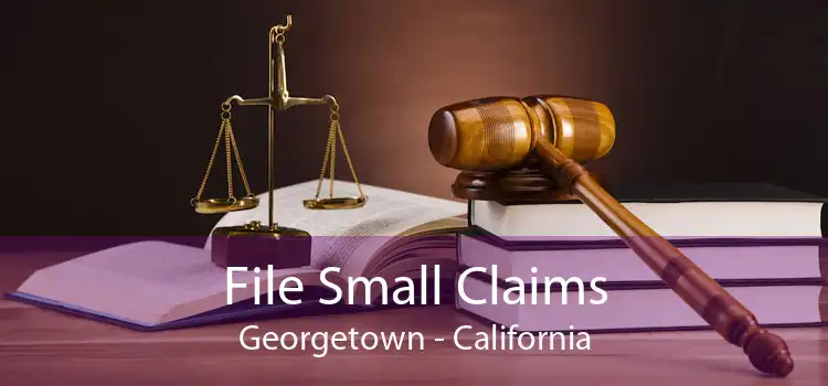 File Small Claims Georgetown - California
