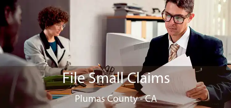 File Small Claims Plumas County - CA