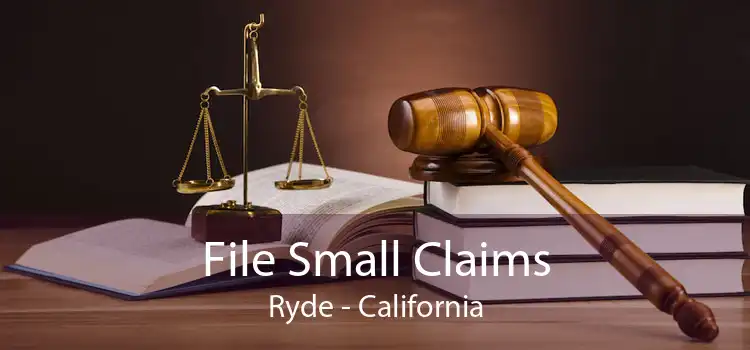 File Small Claims Ryde - California