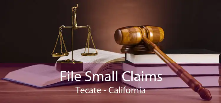 File Small Claims Tecate - California