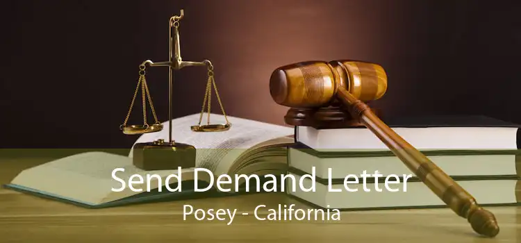 Send Demand Letter Posey - California