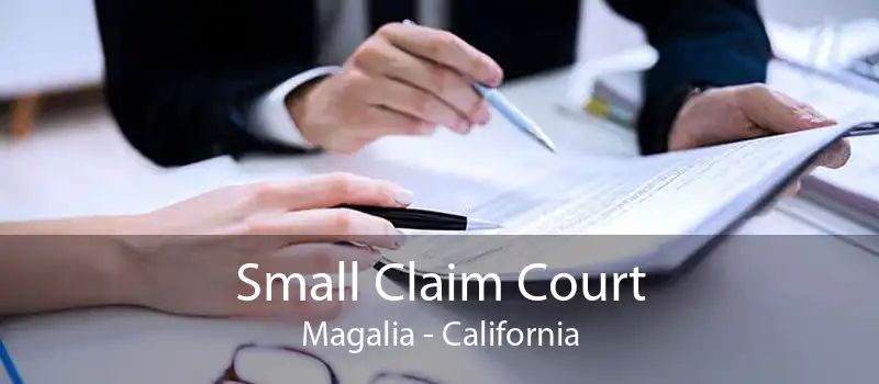 Small Claim Court Magalia - California