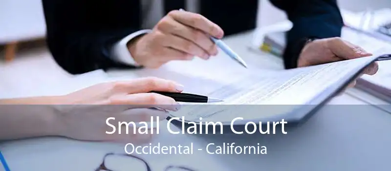 Small Claim Court Occidental - California