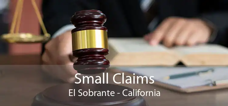 Small Claims El Sobrante - California