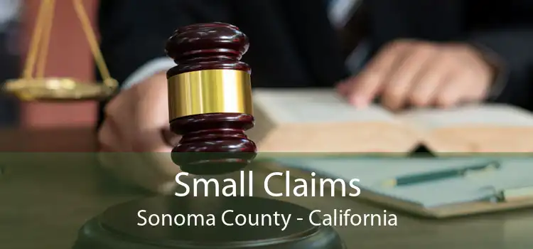 Small Claims Sonoma County - California